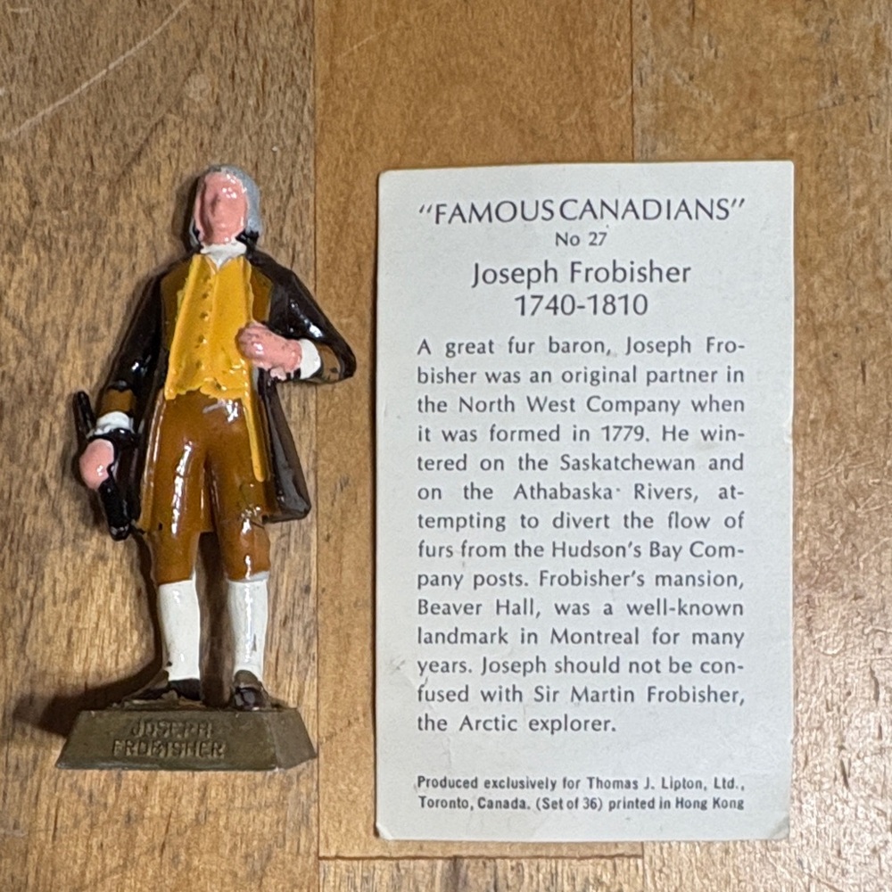 Vintage Marx Lipton Tea Joseph Frobisher Figurine